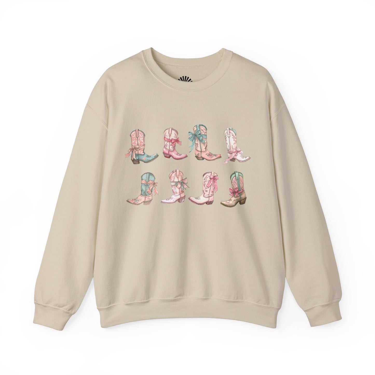 Vintage Coquette Cowgirl Boot Sweatshirt