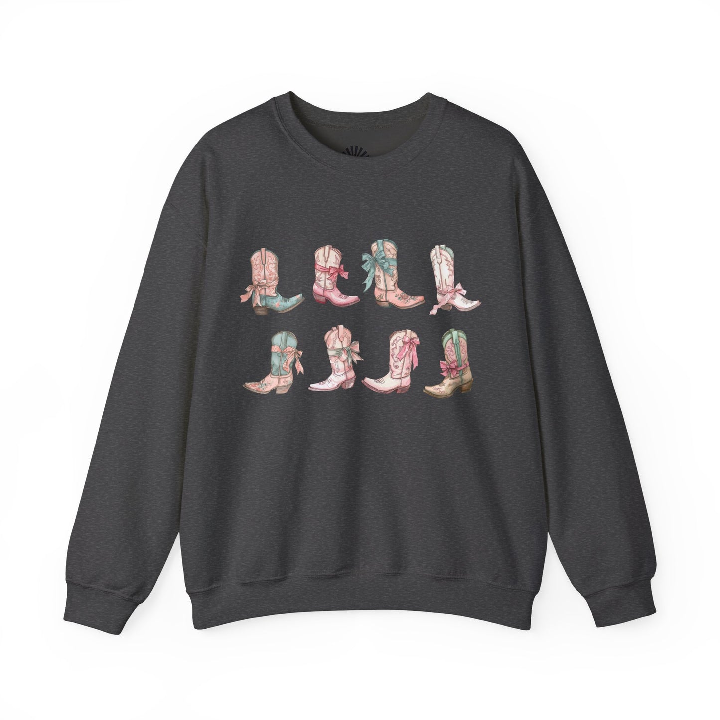 Vintage Coquette Cowgirl Boot Sweatshirt