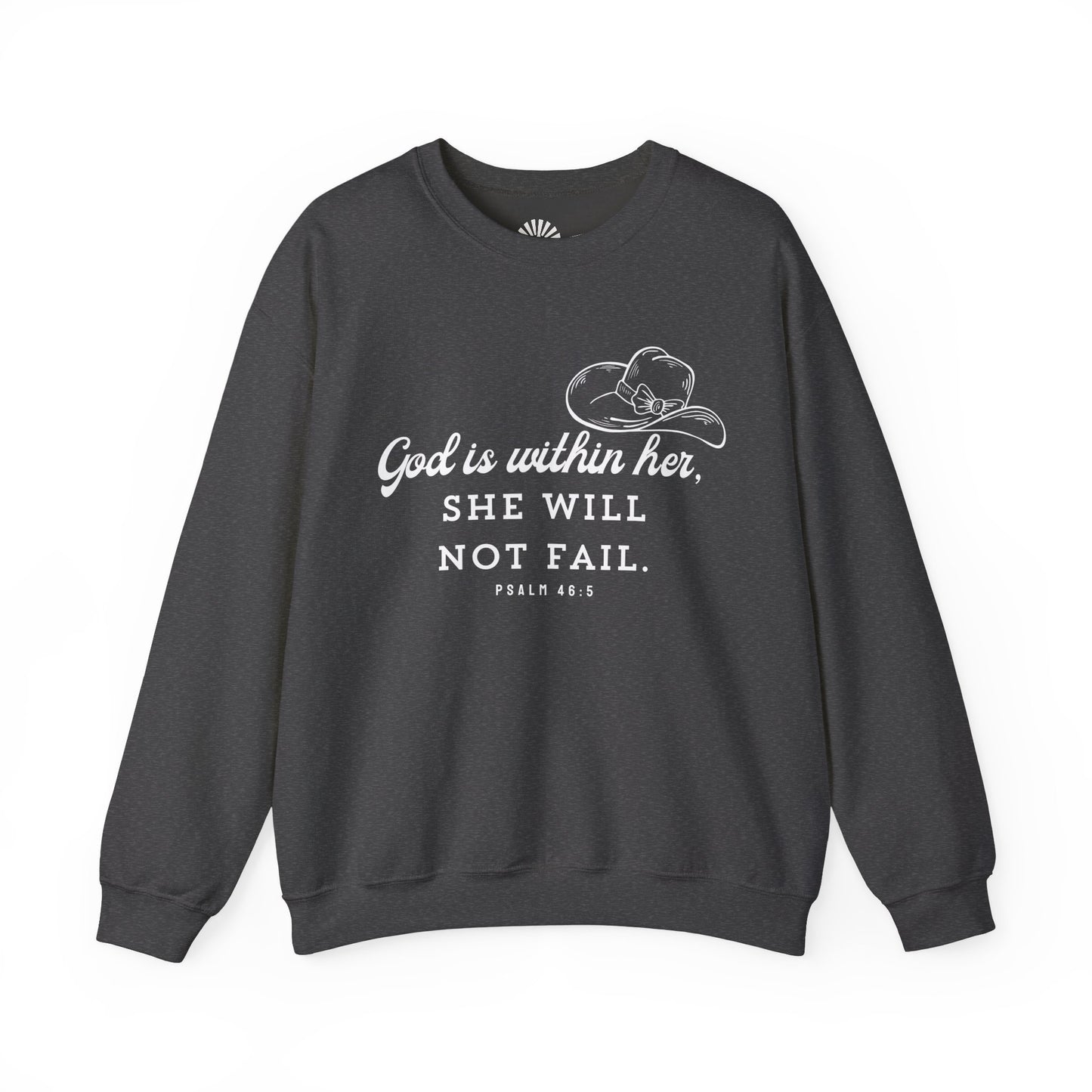 'God is Within Her, She Will Not Fail' Cozy Sweatshirt