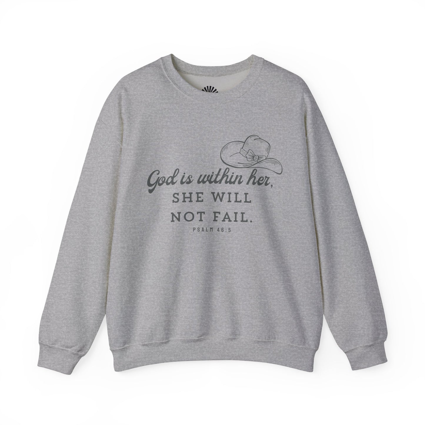 'God is Within Her, She Will Not Fail' Cozy Sweatshirt