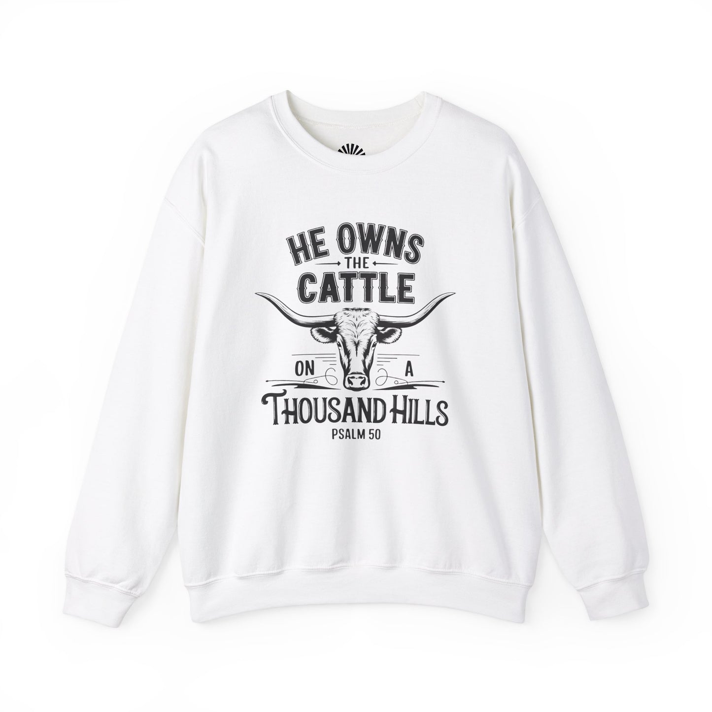 'He Owns the Cattle' Crewneck Sweatshirt