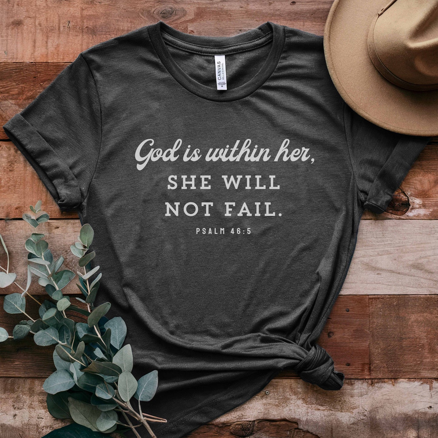'God is within her' Short Sleeve Tee