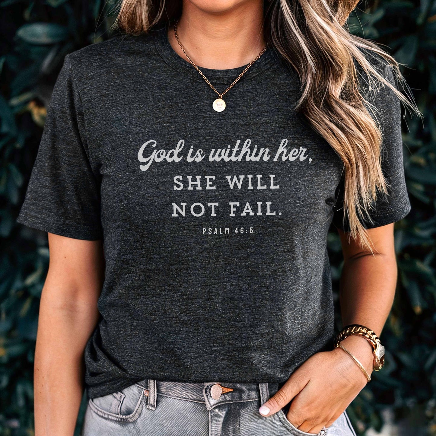 'God is within her' Short Sleeve Tee