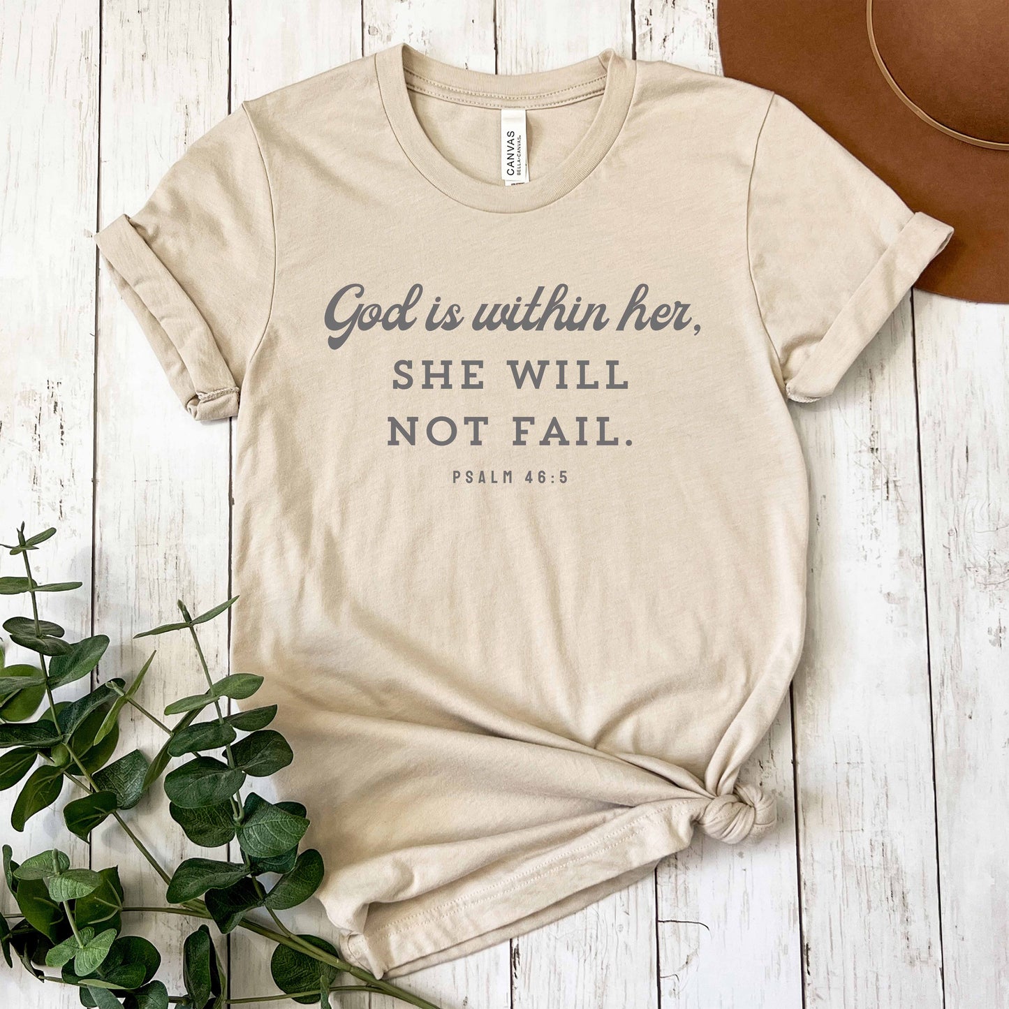 'God is within her' Short Sleeve Tee