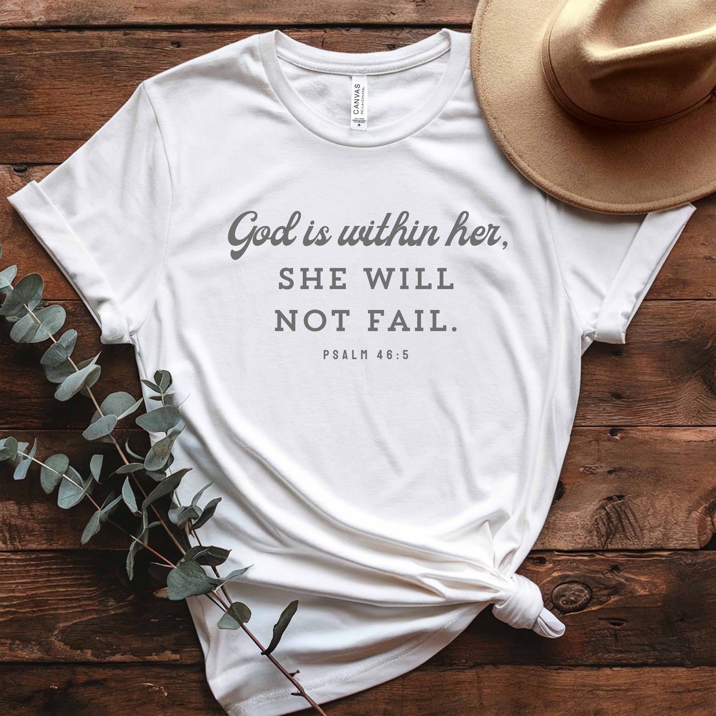 'God is within her' Short Sleeve Tee