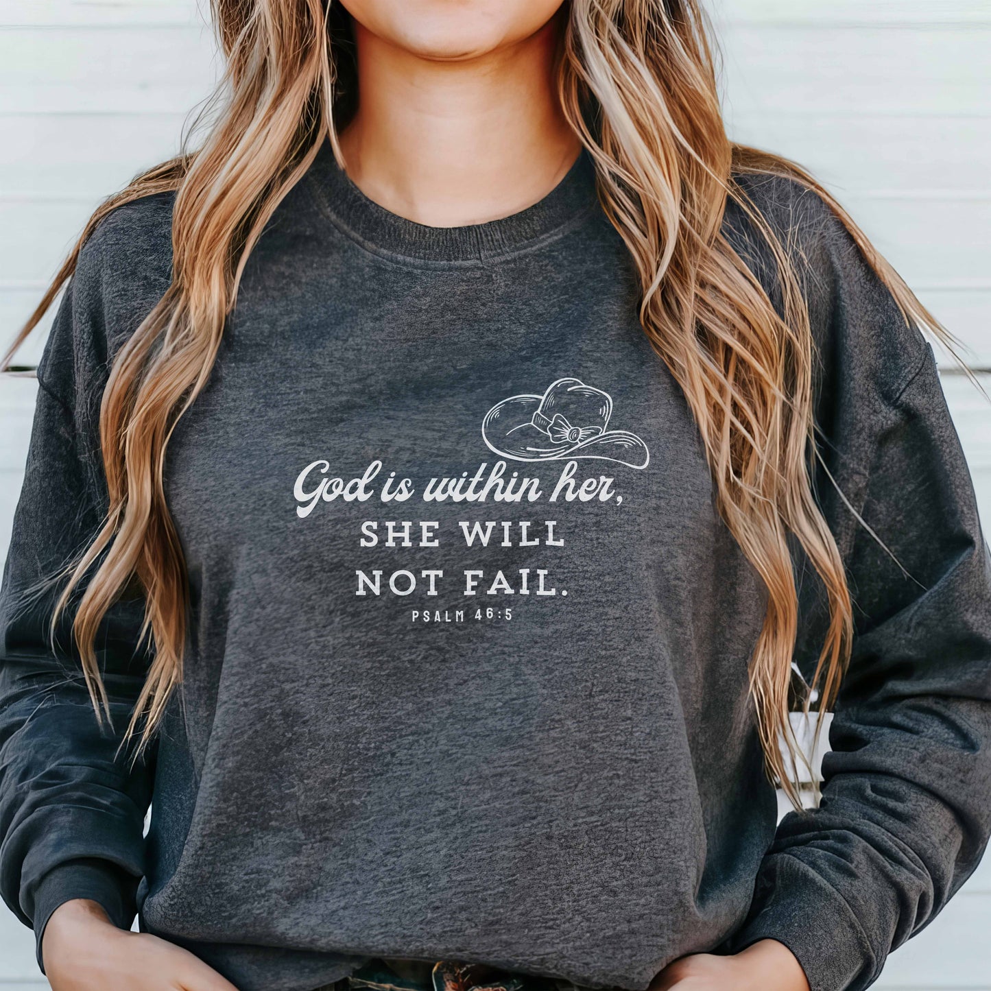 'God is Within Her, She Will Not Fail' Cozy Sweatshirt