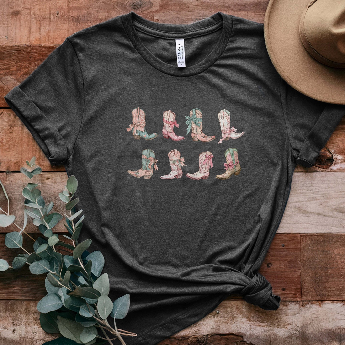 Vintage Cowgirl Boots Toddler Tee