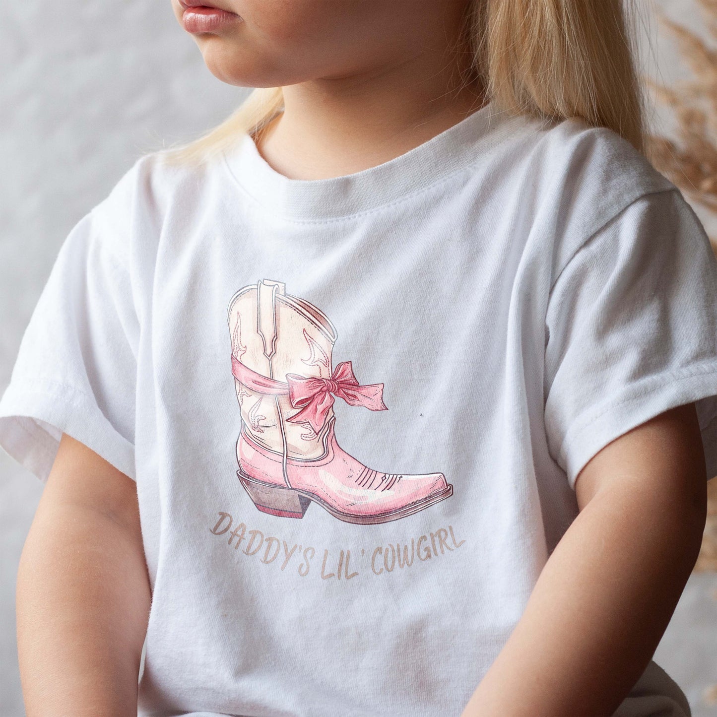 Toddler Tee Daddy's Lil' Cowgirl Cute Shirt