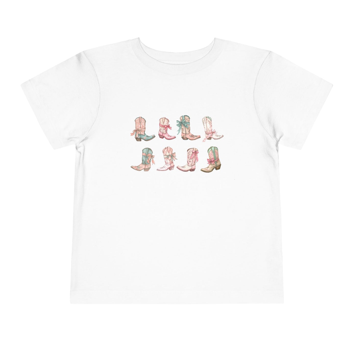 Vintage Cowgirl Boots Toddler Tee