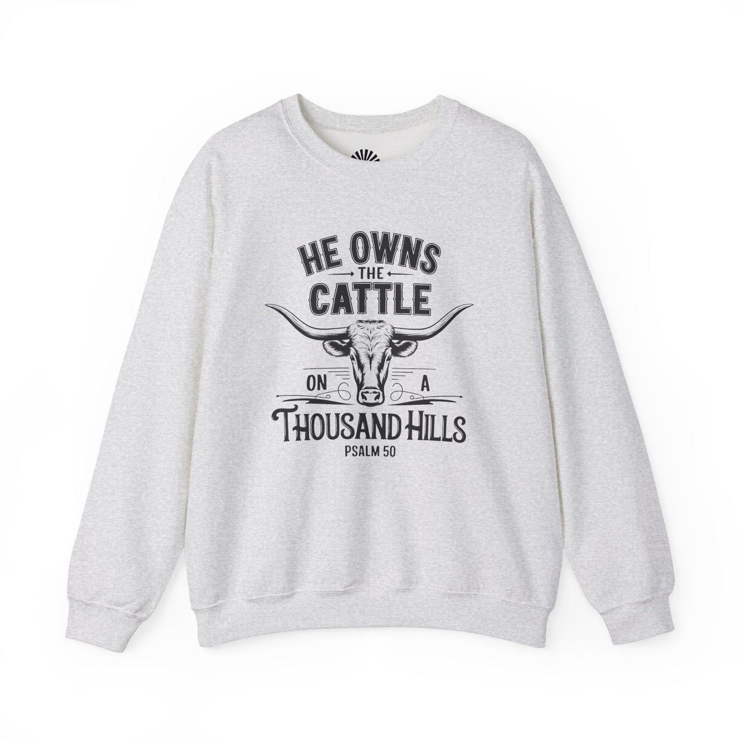 'He Owns the Cattle' Crewneck Sweatshirt