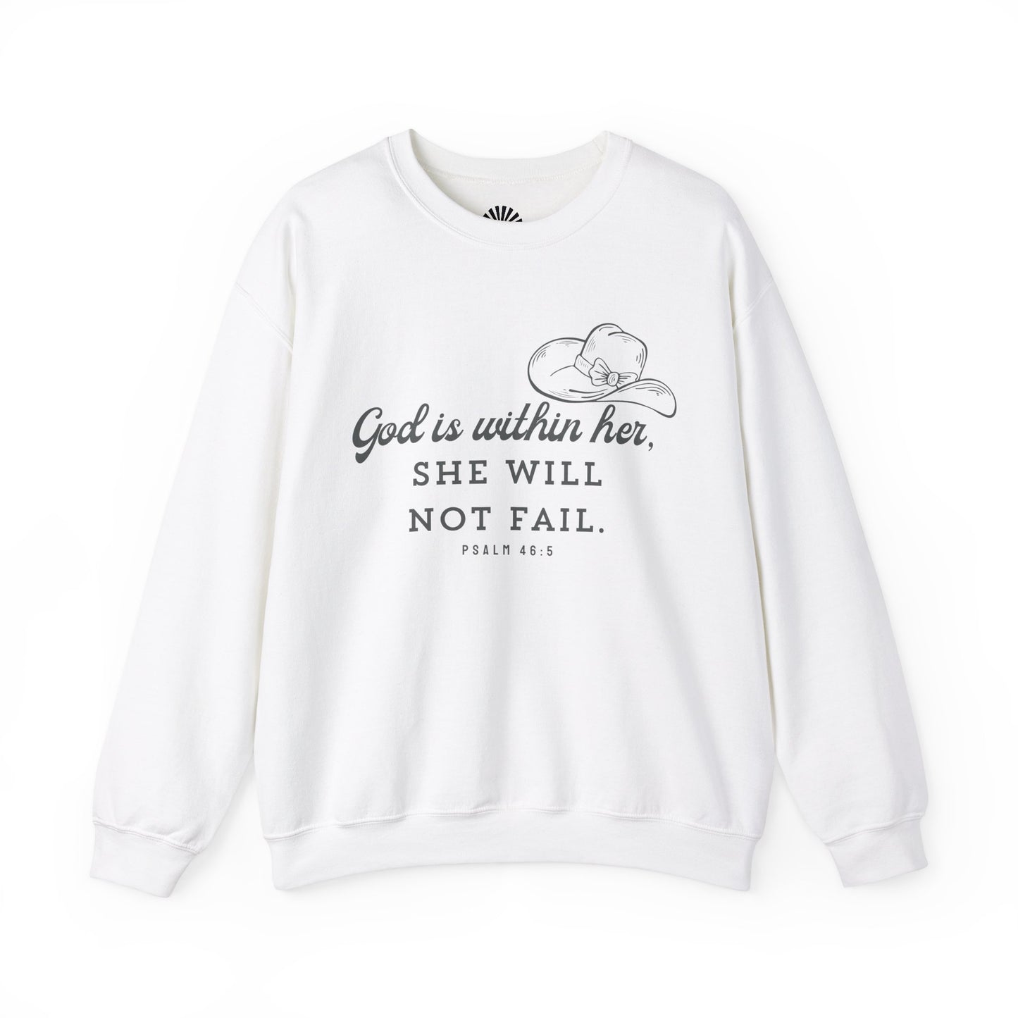 'God is Within Her, She Will Not Fail' Cozy Sweatshirt