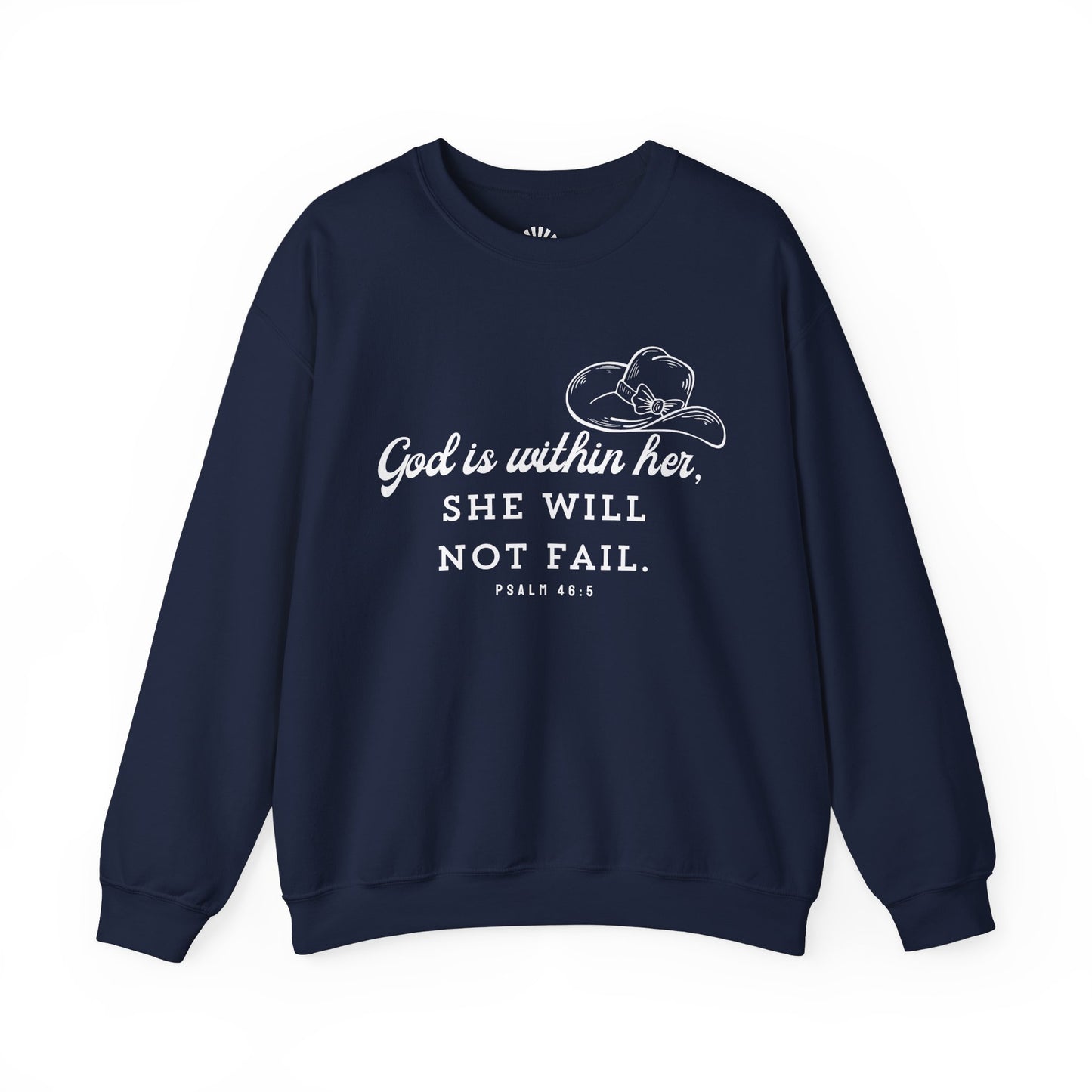 'God is Within Her, She Will Not Fail' Cozy Sweatshirt