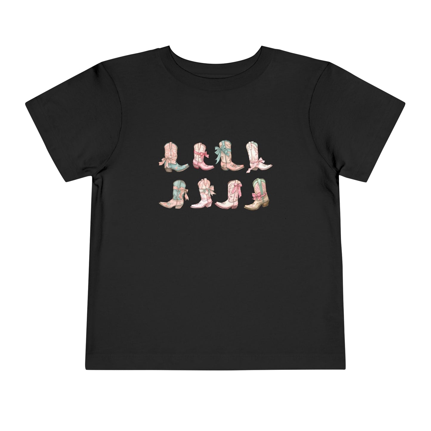 Vintage Cowgirl Boots Toddler Tee