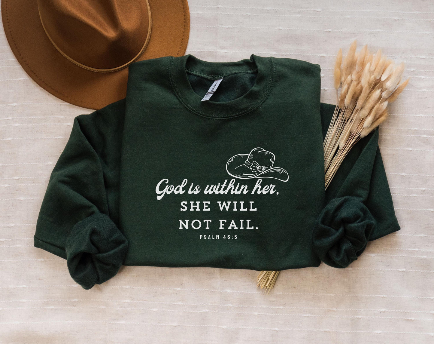 'God is Within Her, She Will Not Fail' Cozy Sweatshirt