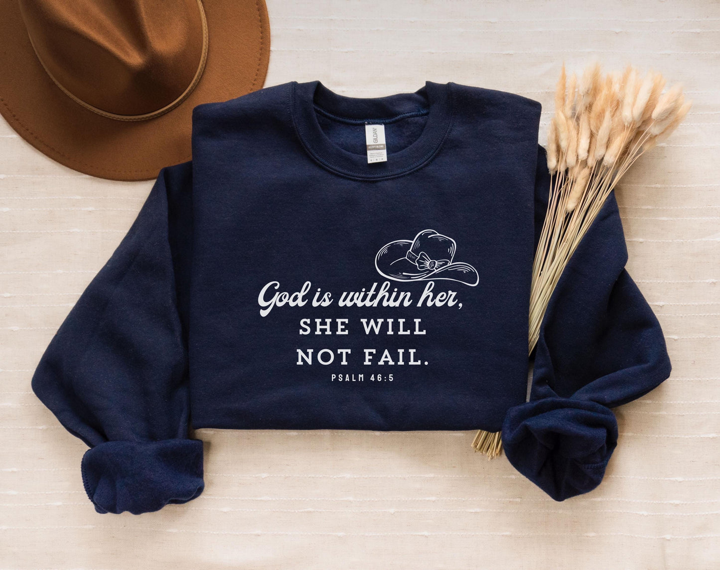 'God is Within Her, She Will Not Fail' Cozy Sweatshirt