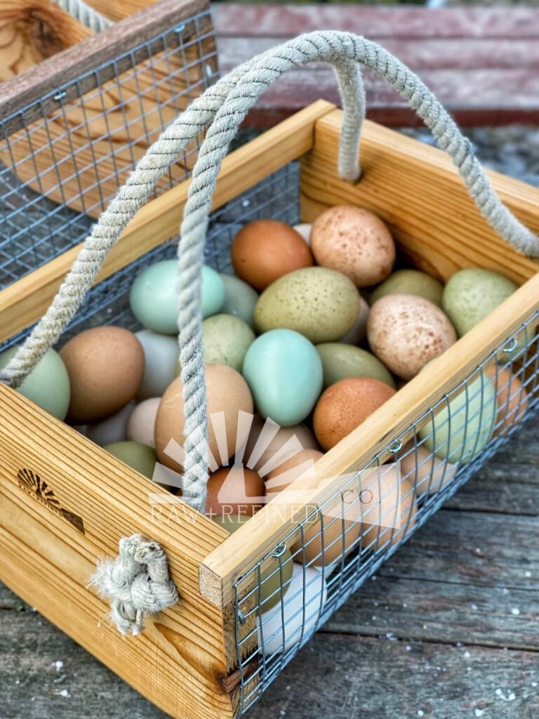 Personalized Children’s Garden Harvest Basket | Handmade Garden basket | Handmade Egg Basket | Garden Hod | Garden Tool